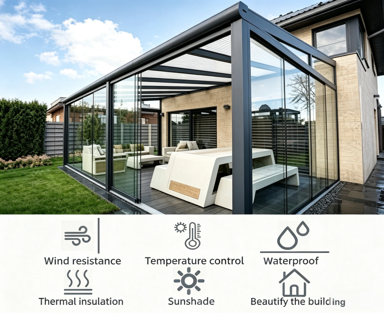 Aluminum Veranda Sunroom