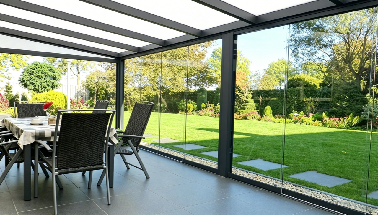 Aluminum alloy glass sliding door
