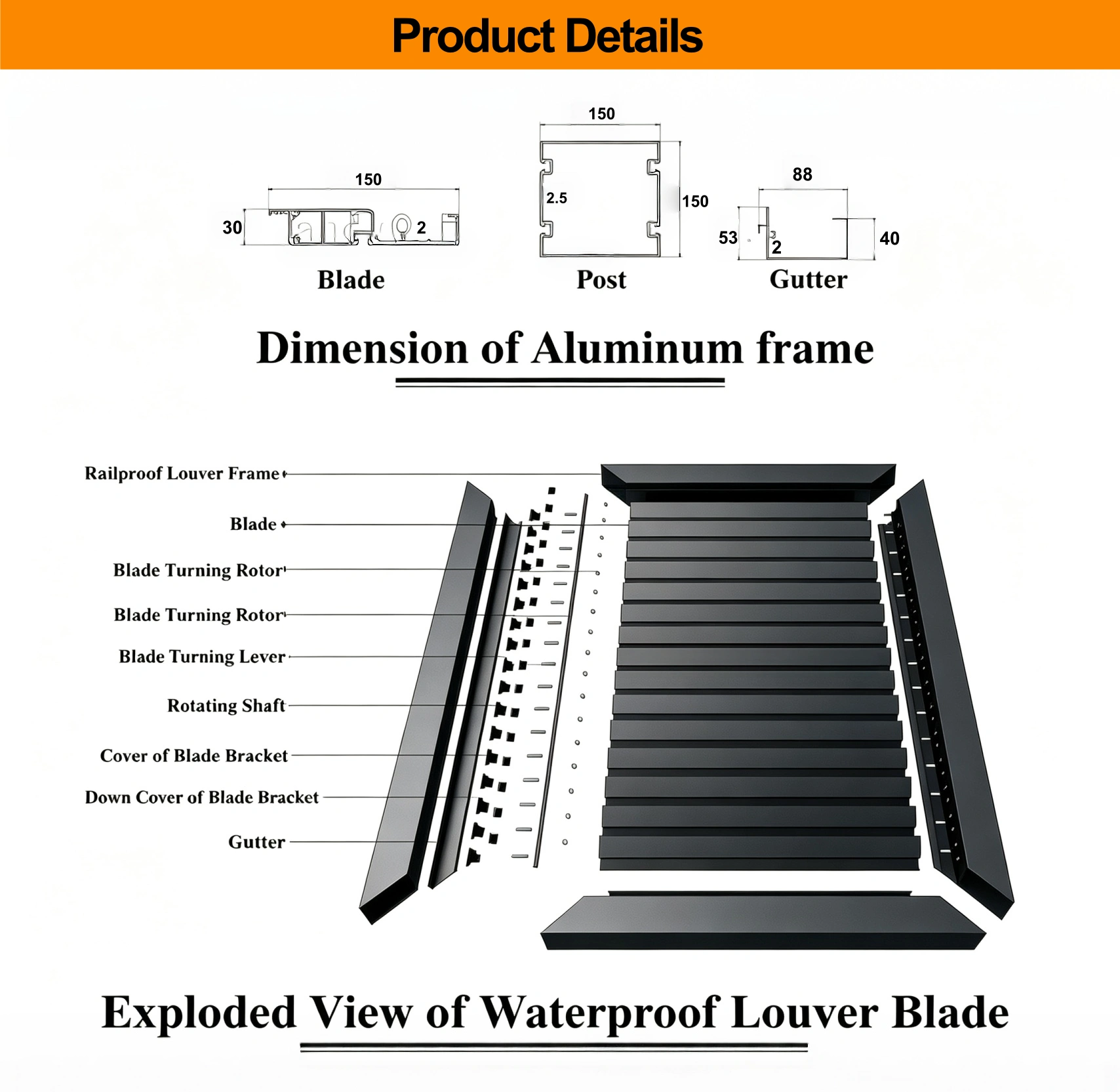 Motorized Waterproof Pergola