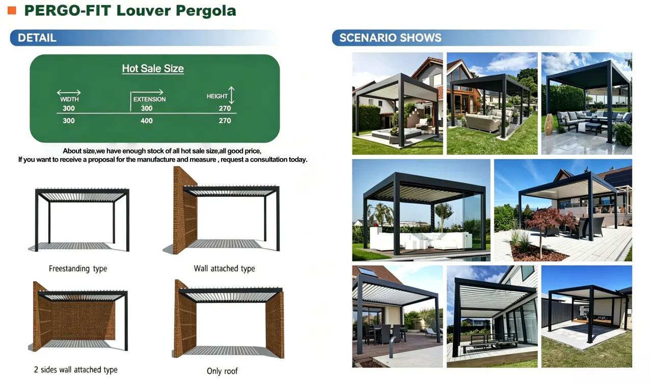 Bioclimatic Pergola Aluminium