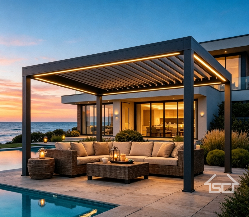 Motorized Louvered Pergola