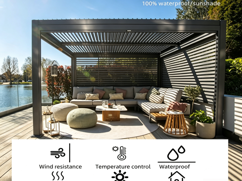 Bioclimatic Pergola Aluminium