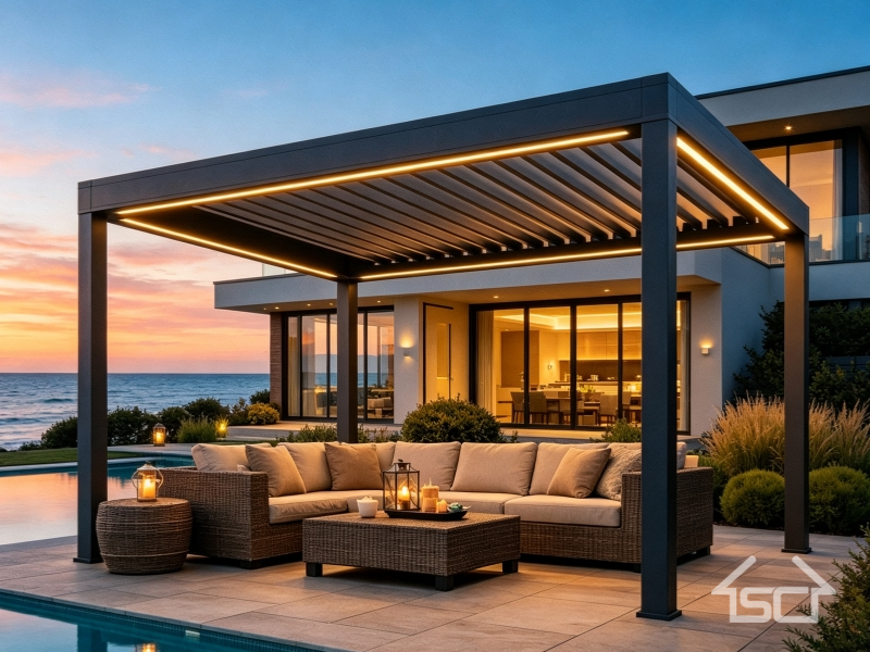 Motorized Louvered Pergola