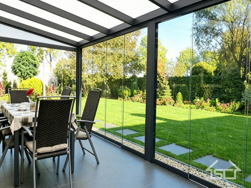 Aluminum alloy glass sliding door